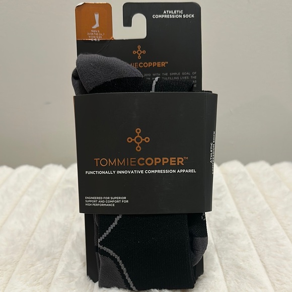 Black and Gray Athletic Socks for Performance - Picture 1 of 2